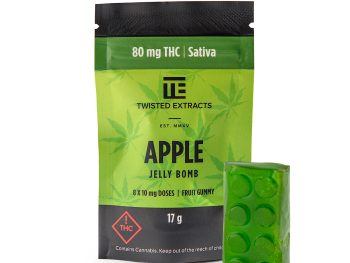 Twisted Extracts - Apple Jelly Bomb | 80mg THC (sativa)