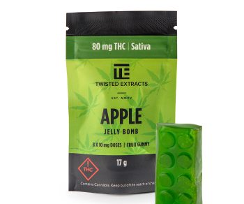 Twisted Extracts - Apple Jelly Bomb | 80mg THC (sativa)