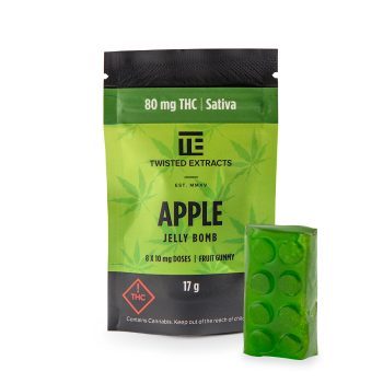 Twisted Extracts - Apple Jelly Bomb | 80mg THC (sativa)