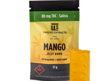 Twisted Extracts - Mango Jelly Bomb | 80mg THC (Sativa)