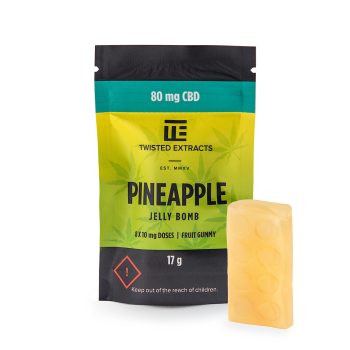 Twisted Extracts - Pineapple Jelly Bomb | 80mg CBD