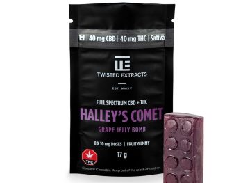 Twisted Extracts - Grape Halleys Comet Jelly Bomb | 40mg THC 40mg CBD (Sativa)