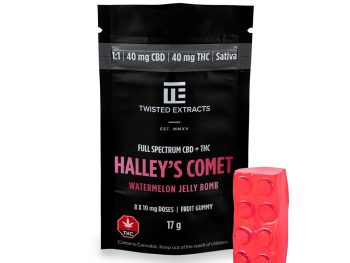 Twisted Extracts - Watermelon Halley's Comet  Jelly Bomb | 40mg THC 40mg CBD (Sativa)