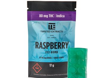 Twisted Extracts - BLUE RASPBERRY ZZZ JELLY BOMB | 80MG THC