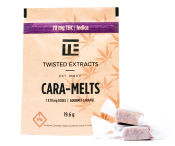 Twisted Extracts  – Indica Cara-melts | 80mg THC