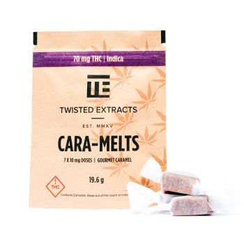 Twisted Extracts  – Indica Cara-melts | 80mg THC