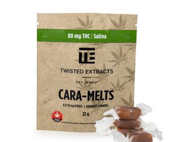 Twisted Extracts  – Sativa Cara-melts | 80mg THC