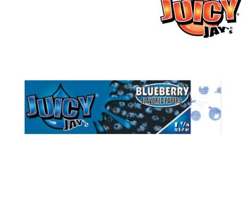 Juicy Jay's – 1 1/4  Blueberry Flavoured Rolling Papers
