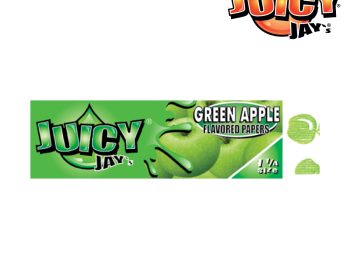 Juicy Jay's – 1 1/4  Green Apple Flavoured Rolling Papers