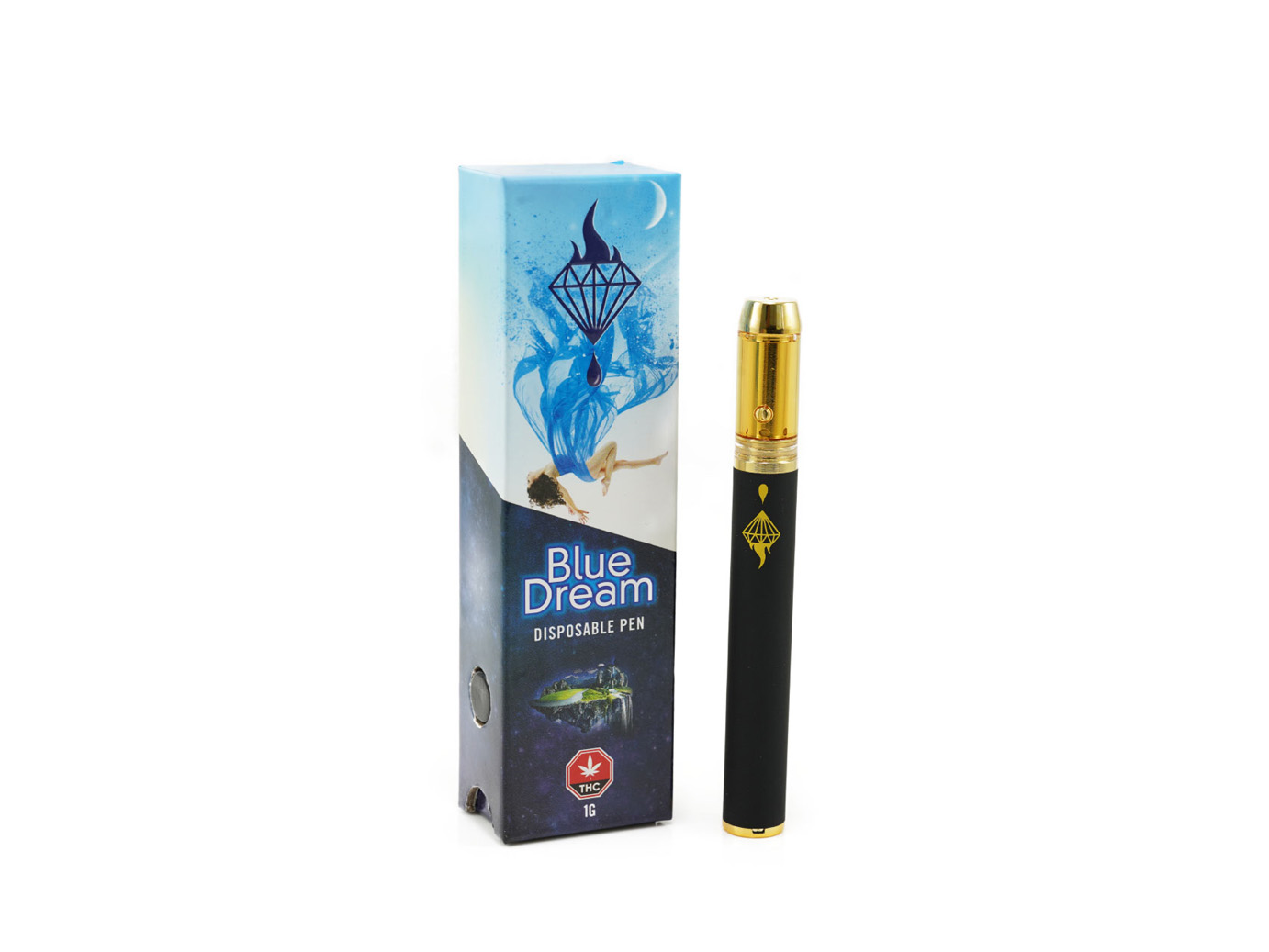 Diamond Disposable Vapes – Blue Dream – 1G – Canna Sweets Mail Order ...