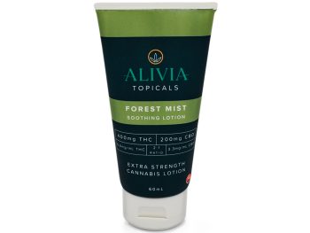 Alivia Sooth Lotion w/ Arnica -  Forest Mist  - 400MG THC & 200MG CBD