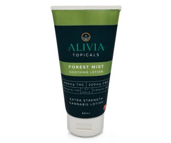 Alivia Sooth Lotion w/ Arnica -  Forest Mist  - 400MG THC & 200MG CBD