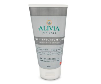 Alivia - Full Spectrum CBD Lotion- Unscented - 900MG CBD & 45MG THC