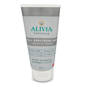 Alivia - Full Spectrum CBD Lotion- Unscented - 900MG CBD & 45MG THC