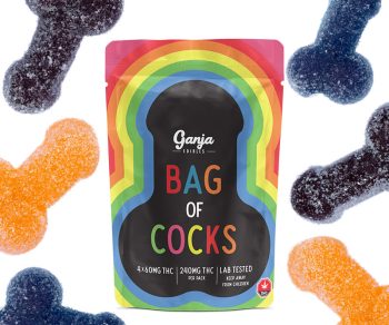 Ganja Edibles - SOUR Bag Of Cocks 240MG