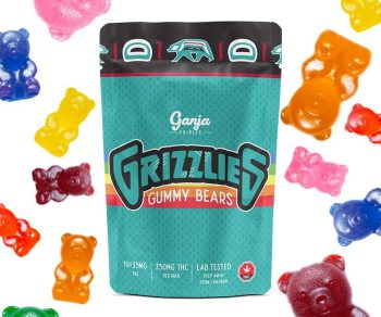 Ganja Edibles - Grizzlies Gummy Bears 350MG