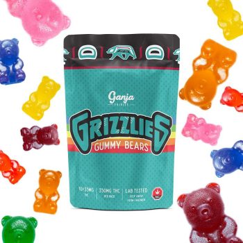 Ganja Edibles - Grizzlies Gummy Bears 350MG