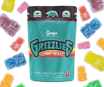 Ganja Edibles - Grizzlies SOUR Gummy Bears 350MG