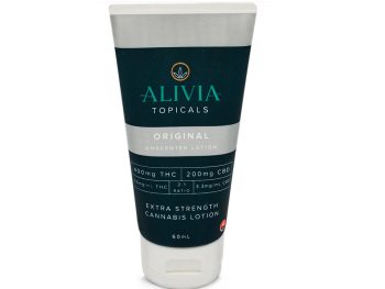 ALIVIA – Soothing Lotion – Unscented  - 400MG THC & 200MG CBD