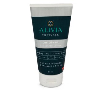 ALIVIA – Soothing Lotion – Unscented  - 400MG THC & 200MG CBD