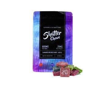Euphoria Extractions - Indica Shatter Chews - 600MG