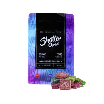 Euphoria Extractions - Indica Shatter Chews - 150MG