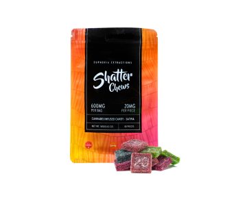 Euphoria Extractions - Sativa Shatter Chews - 600MG
