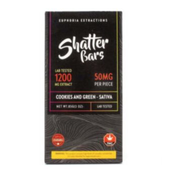 Euphoria Extractions Cookies N Green Sativa Bar 1200MG