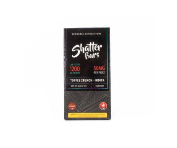 Euphoria Extractions Toffee Crunch Indica Bar 1200MG