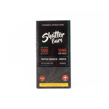 Euphoria Extractions Toffee Crunch Sativa Bar 1200MG