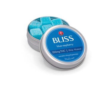 BLISS - Infused Gummies Blue Raspberry 250MG