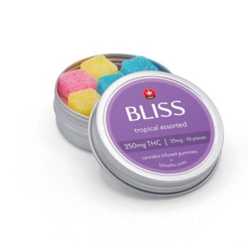 BLISS - Infused Gummies Tropical Assorted 250MG