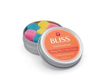 BLISS - Infused Gummies Tropical Assorted 375MG