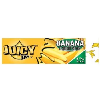 Juicy Jay's – 1 1/4  Banana Flavoured Rolling Papers