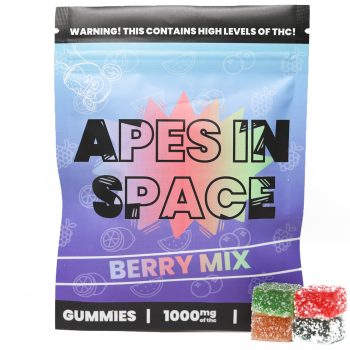 Apes In Space Gummies - Berry Mix 1000MG