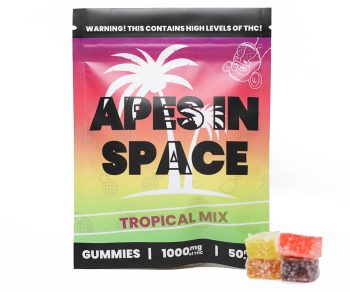 Apes In Space Gummies - Tropical Mix 1000MG