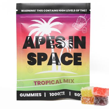 Apes In Space Gummies - Tropical Mix 1000MG