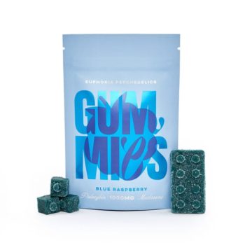 Euphoria Psychedelics – Blue Raspberry Gummy 1000mg