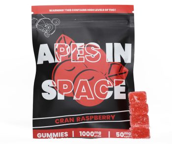 Apes In Space Gummies - Cran Raspberry 500MG