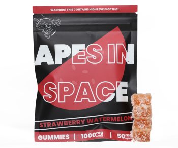 Apes In Space Gummies - Strawberry Watermelon 500MG