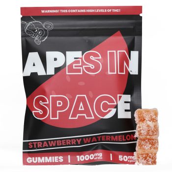 Apes In Space Gummies - Strawberry Watermelon 500MG