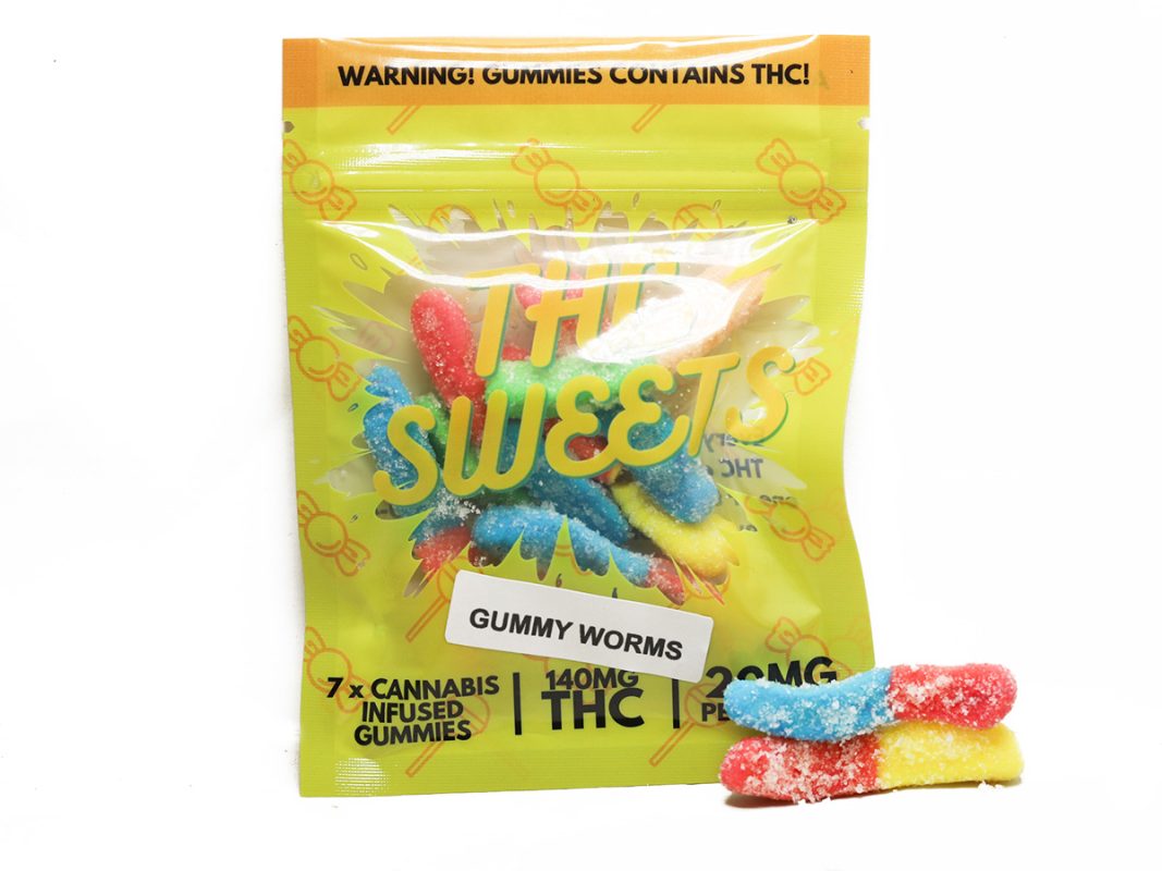Marijuana Sweets THC Sweets – Gummy Worms 140MG – Canna Sweets Mail Order Marijuana