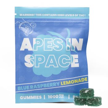 Apes In Space Gummies - Blue Raspberry Lemonade 1000MG