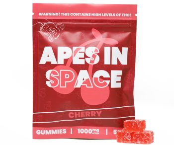 Apes In Space Gummies - Cherry 1000MG