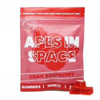 Apes In Space Gummies - Cran Raspberry 1000MG