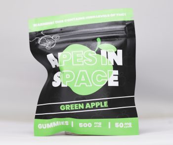 Apes In Space Gummies - Green Apple 500MG