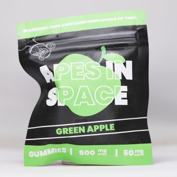 Apes In Space Gummies - Green Apple 500MG