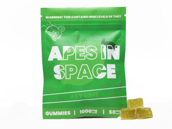 Apes In Space Gummies - Key Lime 1000MG