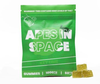 Apes In Space Gummies - Key Lime 1000MG