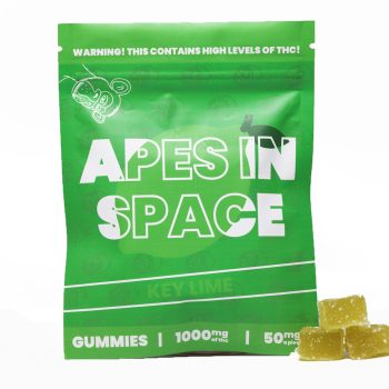 Apes In Space Gummies - Key Lime 1000MG